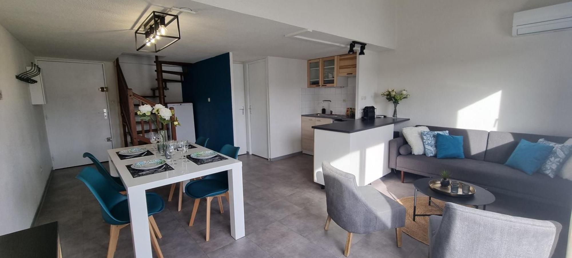 L'Ophelia Duplex Dernier Etage Balcon Centre Climatisation Apartment แซ็ต ภายนอก รูปภาพ