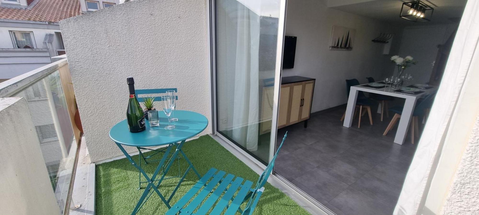 L'Ophelia Duplex Dernier Etage Balcon Centre Climatisation Apartment แซ็ต ภายนอก รูปภาพ